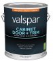 Valspar 8200 028.0082001.007 Cabinet, Door and Trim Paint Enamel, Water Base, Semi-Gloss Sheen, Past