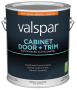Valspar 8200 028.0082004.007 Cabinet, Door and Trim Paint Enamel, Water Base, Semi-Gloss Sheen, Clea