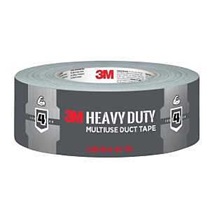 3M 2145-GRY Duct Tape, Heavy-Duty, 45 yd L, 1.88 in W, Gray