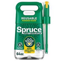 Spruce 810121300449 Weed and Grass Killer Refill, Liquid, Spray Application, 64 oz Bottle