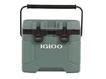 Igloo Trailmate Series Cool Box, 25 qt Cooler, Polyethylene/Polypropylene, SpruceObsidian Gray