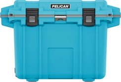 Pelican Elite Cooler 50qt Cool Blue/Gray