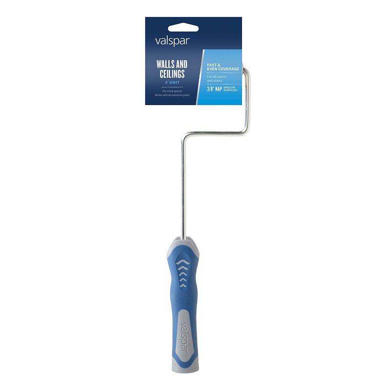 Valspar Wall and Ceilings 880430200 Paint Roller Frame, 4 in L Roller