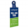 Valspar Wall and Trim 880289200 Sash Brush, 2 in W, Angle Brush, Polyester Bristle, Ergonomic, Short
