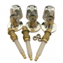 Price Pfister, Three Valve, Verve, Tub & Shower, Trim Set, Includes Hot & Cold & Diverter Handles Wi