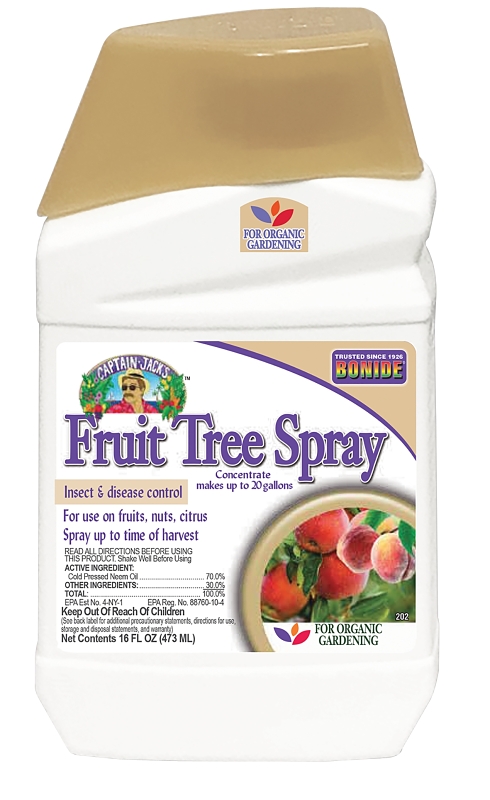 Captain Jack's 2002 Concentrated Fruit Tree Insecticide, Liquid, Spray Application, Home, Home Garde