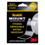 Scotch-Mount 420-3M-1ES Multi-Purpose Tape, 118 in L, 1.18 in W, Gel Backing, Clear