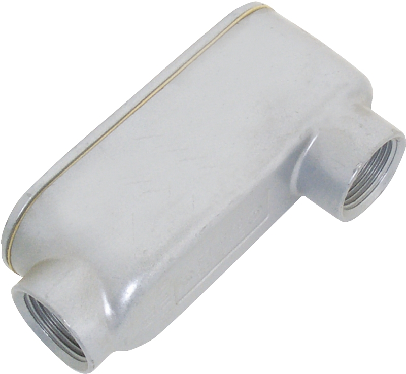 Halex 58607 Conduit Body, 3/4 in Hub, 4-31/32 in OAL, Threaded, Aluminum