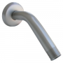 Shower Arm, 1/2 Inch Male Pipe Thread x 6 Inch ,Wall Flange,Satin Nickel Finish