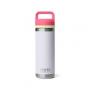 Yeti Rambler 18 oz Water Bottle with Color-Blocked Chug Cap - Mist/Pink/Grasshopper