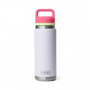 Yeti Rambler 26 oz Water Bottle with Color-Blocked Chug Cap - Mist/Pink/Grasshopper