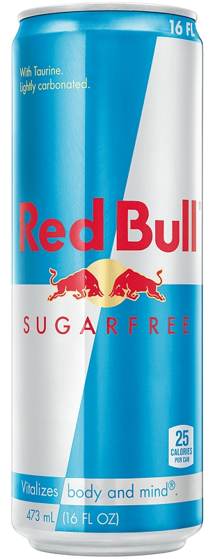 Red Bull Energy Drink, Sugarfree Flavor, 16 oz Can