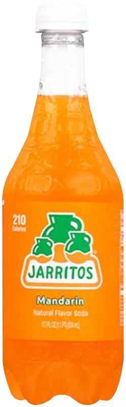 Jarritos Soda, Mandarin, 17.7 oz, Bottle