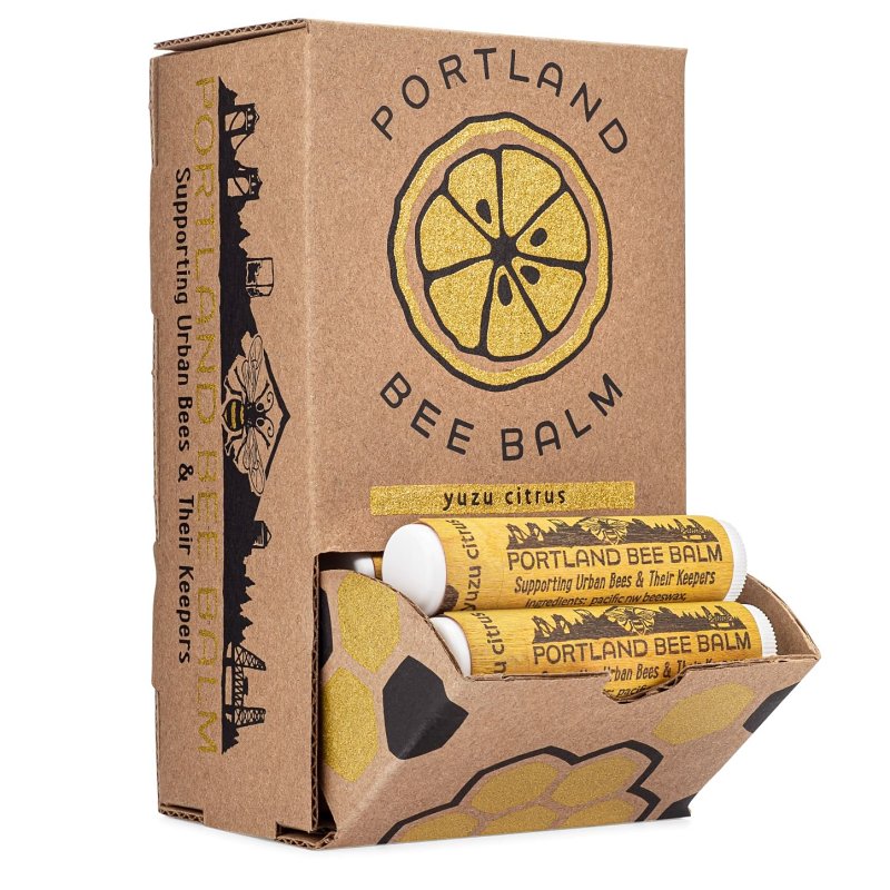 Portland Bee Balm Lip Balm, Yuzu Citrus, 1 Stick