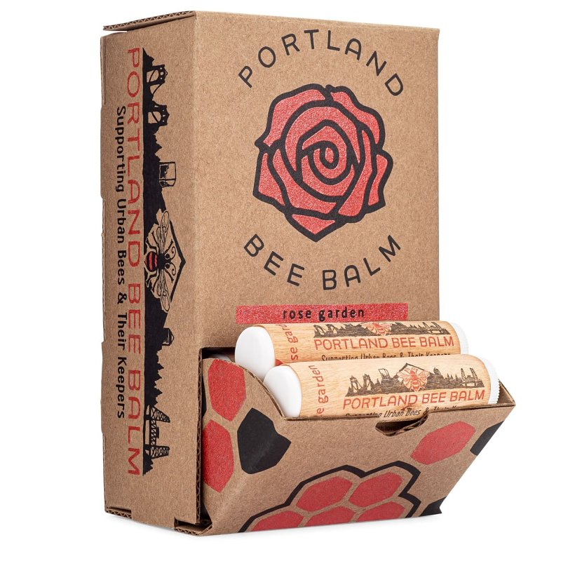 Portland Bee Balm Lip Balm, Rose Garden