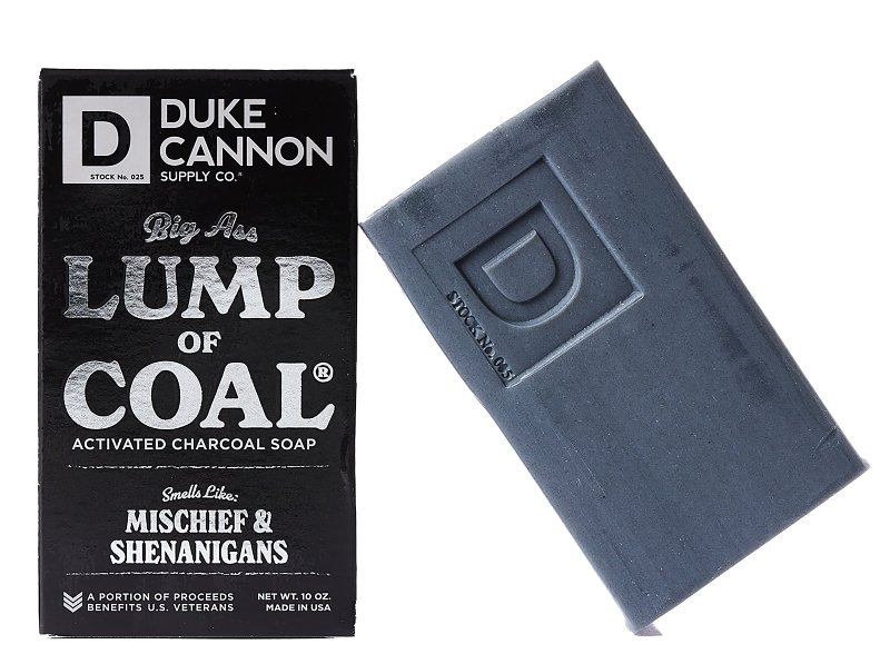 Duke Cannon Big Ass Lump of Coal Soap, Bergamot, Black Pepper, 10 oz