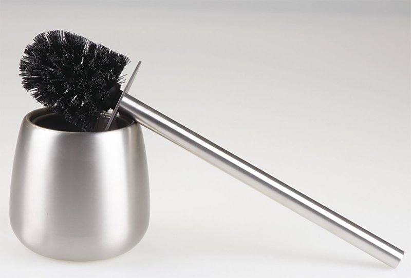 Interdesign Toilet Bowl Brush, Stainless Steel Holder