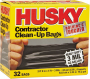 Husky Contractor Clean-Up Bag, 42 gal, Black, Polyethylene