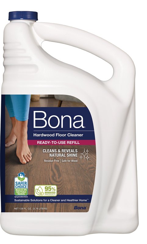 Bona Hardwood Floor Cleaner Refill, 1 gal, Liquid