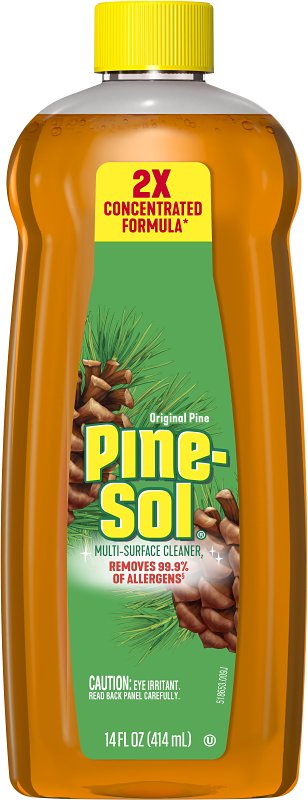 Pine-Sol Multi-Surface Cleaner and Disinfectant, 14 oz, Bottle, Liquid, Original Pine