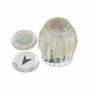 Sterling, Plastic Clear Handle, With Hot & Cold Buttons & Screw