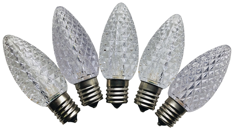Hometown Holidays Bulb, Intermediate Lamp Base, LED Lamp, Crystal Warm White Light