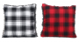 Santas Forest Plaid Plush Pillow Assortment, 16 in