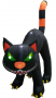 Hometown Holidays Inflatable Black Cat, 10 ft H, Nylon, Black, LED Bulb, Internal Light/Music: Inter
