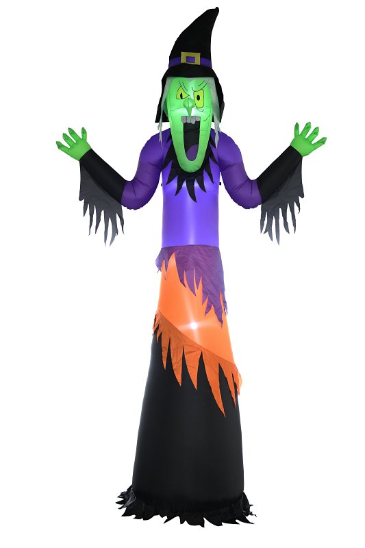 J Hofert Co Inflatable Witch, 12 ft
