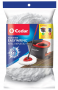 O-Cedar EasyWring Spin Mop Refill, Microfiber, White