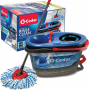 O-Cedar EasyWring RinseClean 168534 Spin Mop System, Black/Red