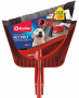 O-Cedar PowerCorner Pet Pro Broom and Step-On Dust Pan, Plastic Bristle, 56 in L, Steel Handle