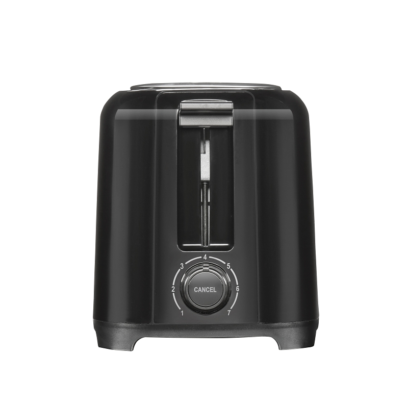 Proctor Silex Wide Slot Toaster, 700 W, 2-Slice, Button Control, Black
