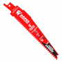 Diablo Steel Demon AMPED Series DS0609CGPA Reciprocating Saw Blade, 1 in W, 6 in L, 6/9 TPI, Carbide