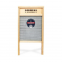 Behrens Galvanized Washboard, 1-3/4 in L, 12-3/8 in W, Wood