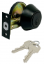 ProSource DLX91-SP5V24 Deadbolt, 3 Grade, Brass Key Key, Metal, Matte Black, 2-3/8, 2-3/4 in Backset