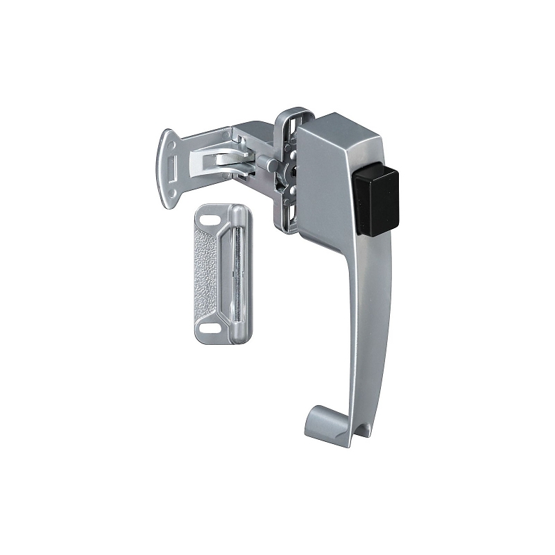 National Hardware V1316 Series N178-368 Pushbutton Latch, 1-3/4 in Hole Spacing, Zinc, 5/8 to 2 in T
