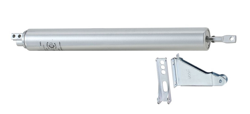 National Hardware V1333 Series N181-602 Door Closer, 5/16 in Dia Rod, 11-1/4 in L, Steel, Aluminum, 