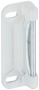 National Hardware V1350 Series N213-322 Strike Plate, 1-3/4 in Strike, Steel