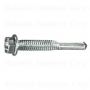 12 x 1-1/2 Zinc Hex 5pt. Self-Drilling Screws