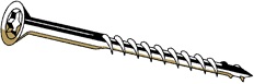 9 x 3 BuildRight Star Drive Tan Deck Screws 1lb. Box