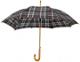 46" Blue Classic Wood Umbrella