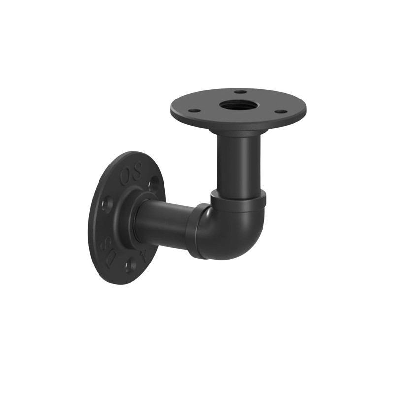 Knape & Vogt 201, Birmingham Series RP-201BREL-4BK Elbow Style Premium Decorative Shelf Bracket, 50 