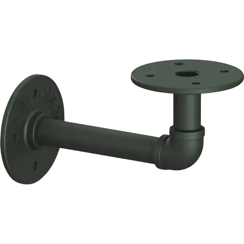 Shelf-Made Birmingham Series RP-201BREL-8IN Elbow Pipe Shelf Bracket, 50 lb, 4.3 in H, Steel, Powder