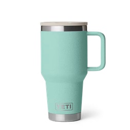 Yeti Rambler 30 oz Travel Straw Mug with Color-Blocked Straw Lid - Sea Stone