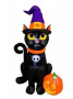 Santas Forest 90170 4 Foot Halloween Inflatable Black Cat
