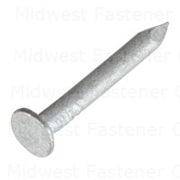 5d 1-1/4" Hot Dip Galvanized Steel Joist Flat Head Nails