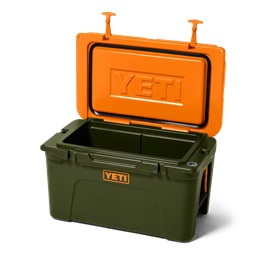 Yeti Tundra 45 Hard Cooler - Olive/King Crab Orange
