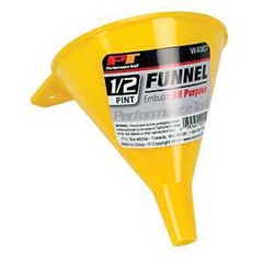 Performance Tool W4007 All Purpose Funnel, 1/2 pt Capacity