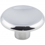 KasaWare K063PC-4 Cabinet Knob, 1-3/16 in Projection, 1-1/2 in Dia, Zinc, Polished Chrome, 4/PK